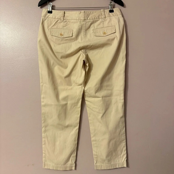 Talbots Straight Ankle  Pants Khaki Women Size 6P - Picture 6 of 8